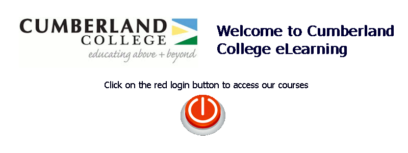 Cumberland College logo and login